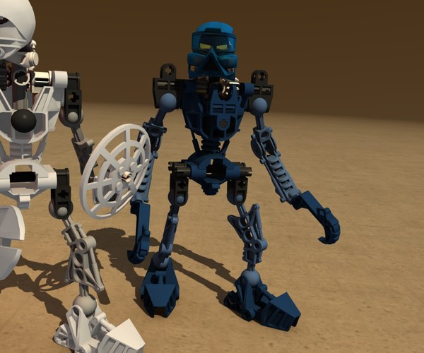 lego bionicle robot 3d model Lego Bionicle Robot Collection... by Blendem