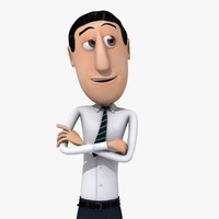 cartoon man 3d models