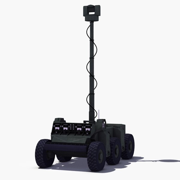 crusher vehicle robot ugv 3ds