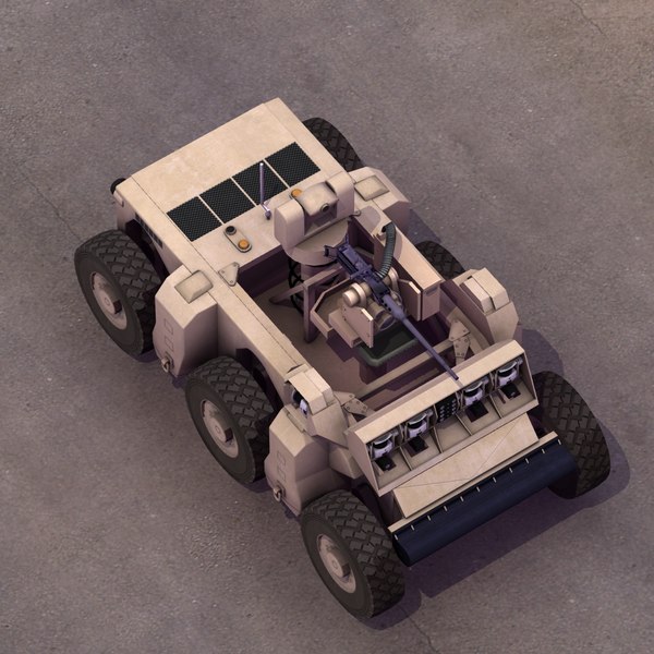 crusher military robotics reconnaissance 3d max