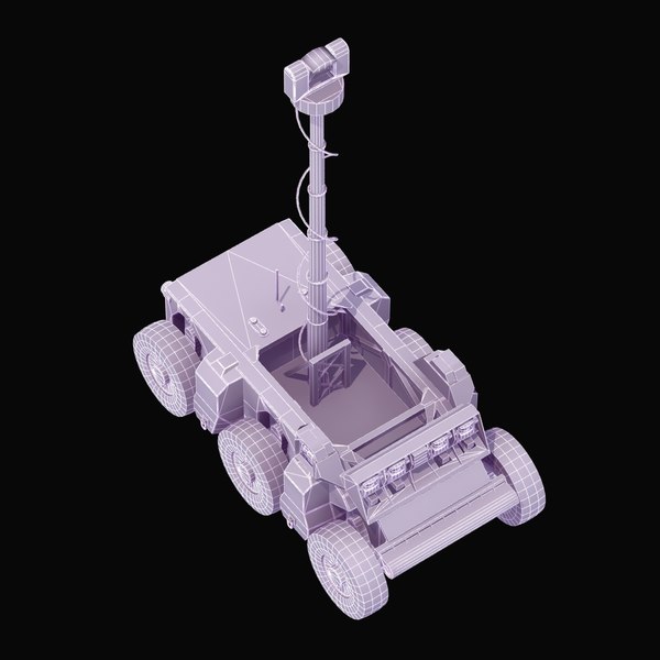 crusher vehicle robot ugv 3ds