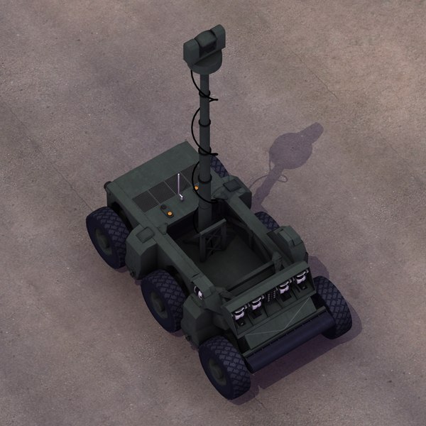 crusher vehicle robot ugv 3ds