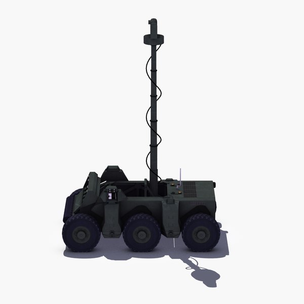 crusher vehicle robot ugv 3ds