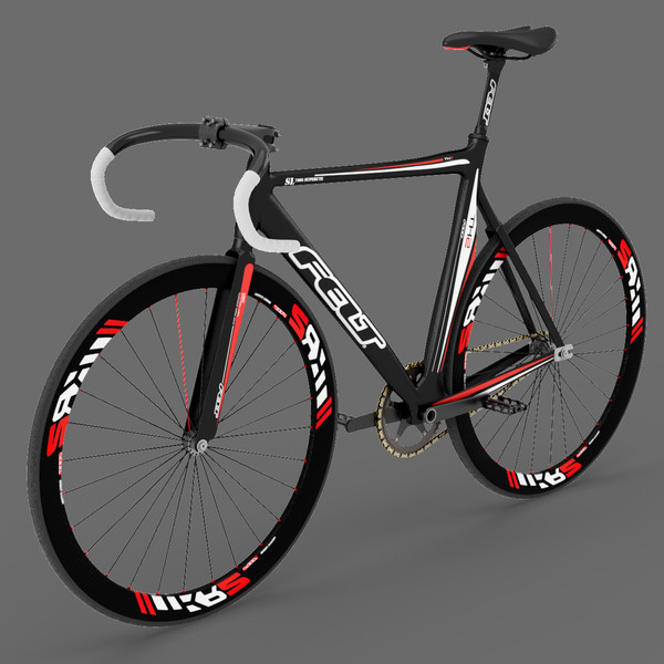 felt track bike tk2 3d max
