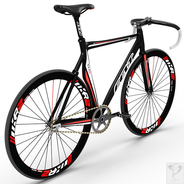 felt track bike tk2 3d max