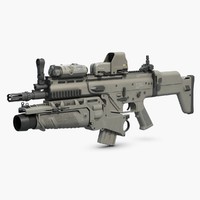 Combat Assault Rifle FN SCAR L with Devices