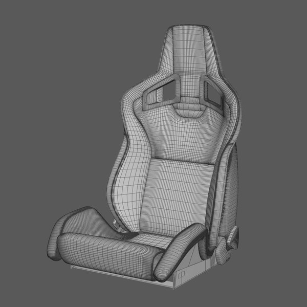 3d model sports car seat sportster