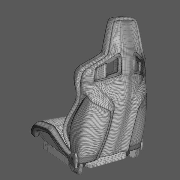 3d model sports car seat sportster