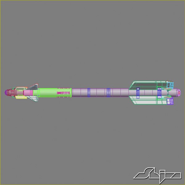 3d model of r 73 missile