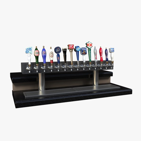 3d model beer taps