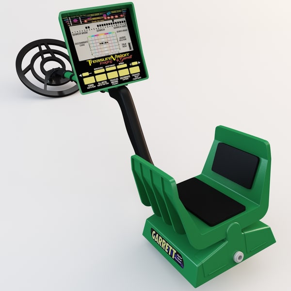 garrett gti 2500 metal detector 3d c4d