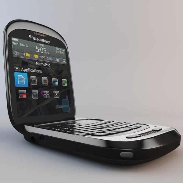 3d blackberry style 9670 cellphone