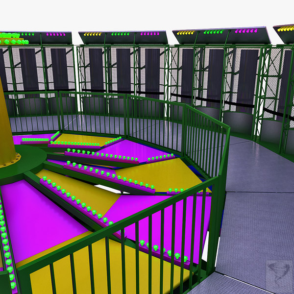 3d zero gravity ride model