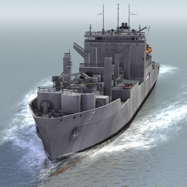 Carl Brashear Cargo Ship 3d Model