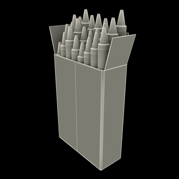 box crayons 3d model