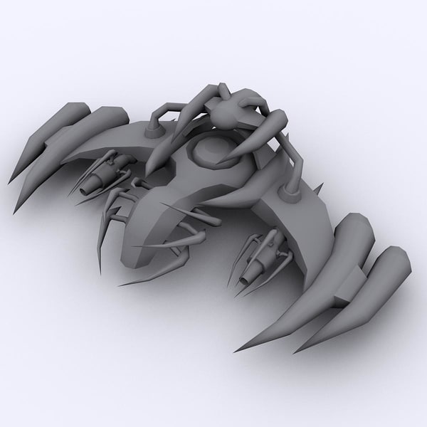 3d model alien spaceship