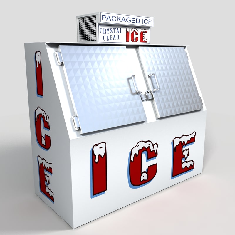 3d model of ice box