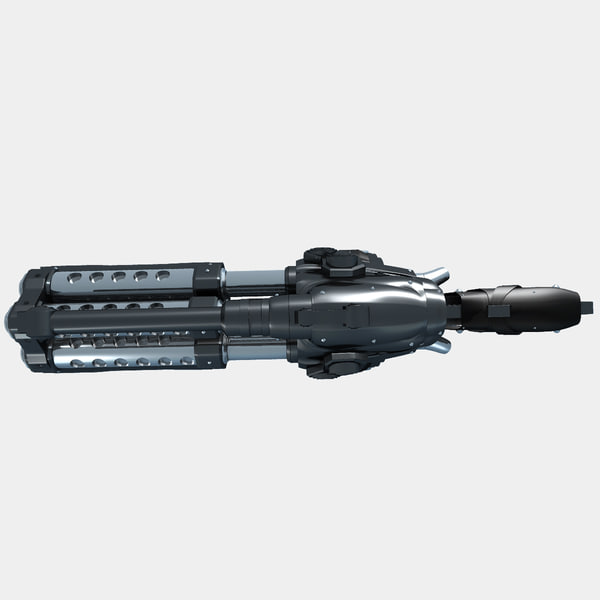 3d obj gun gears war grenade launcher