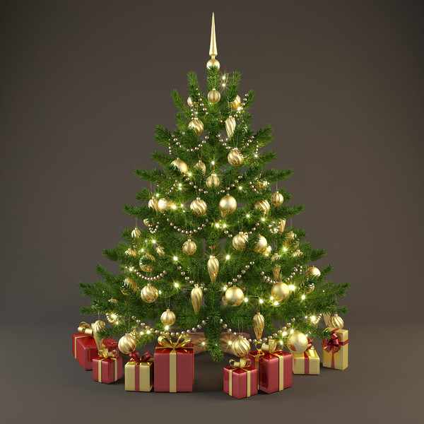 3d christmas tree model 3d christmas tree model