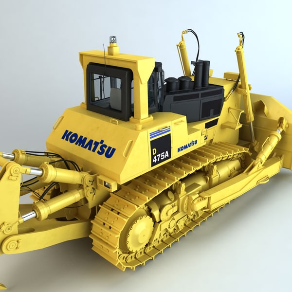 komatsu d 475a 3d max