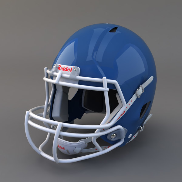 3d american football helmet riddell