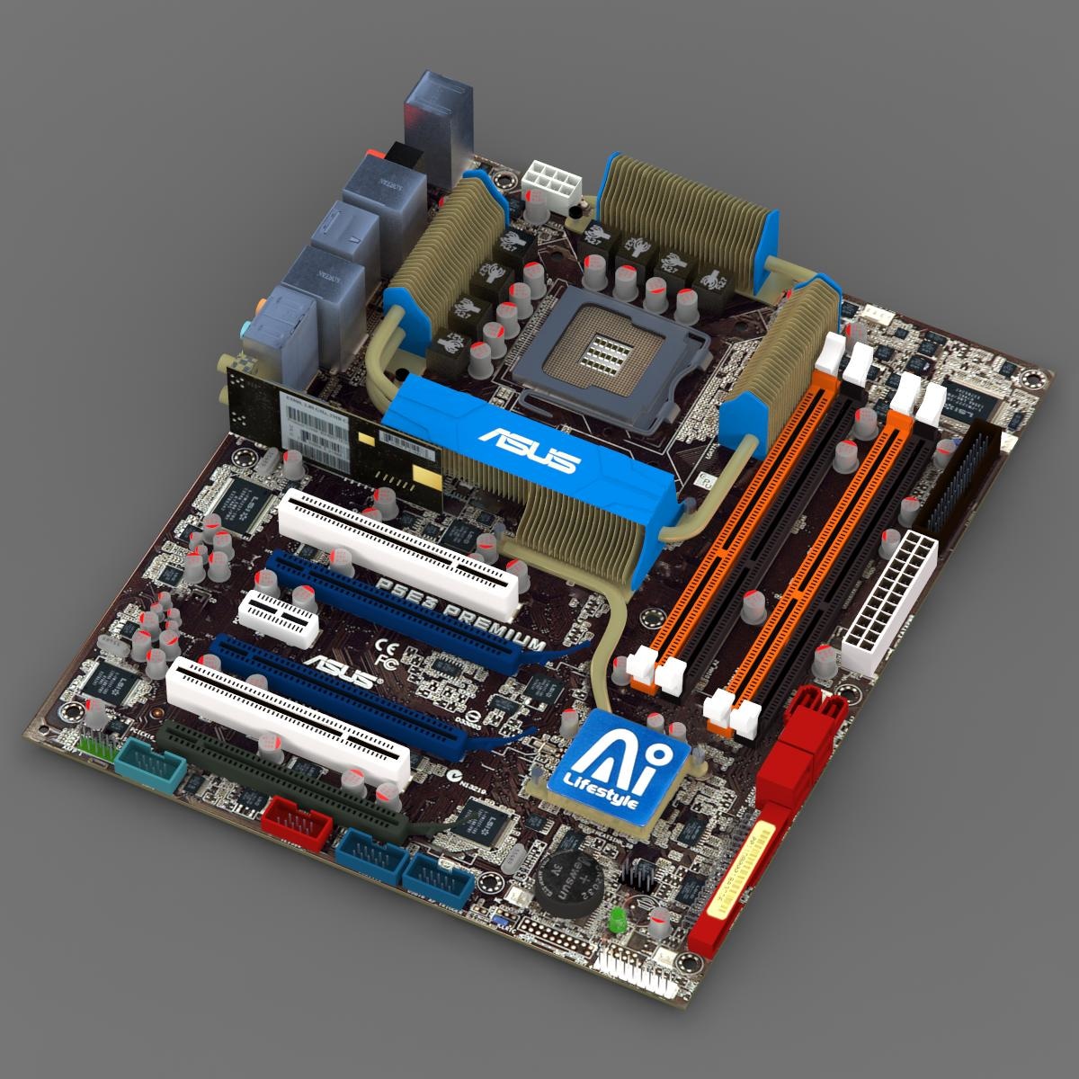 3d motherboard asus p5e3 premium model