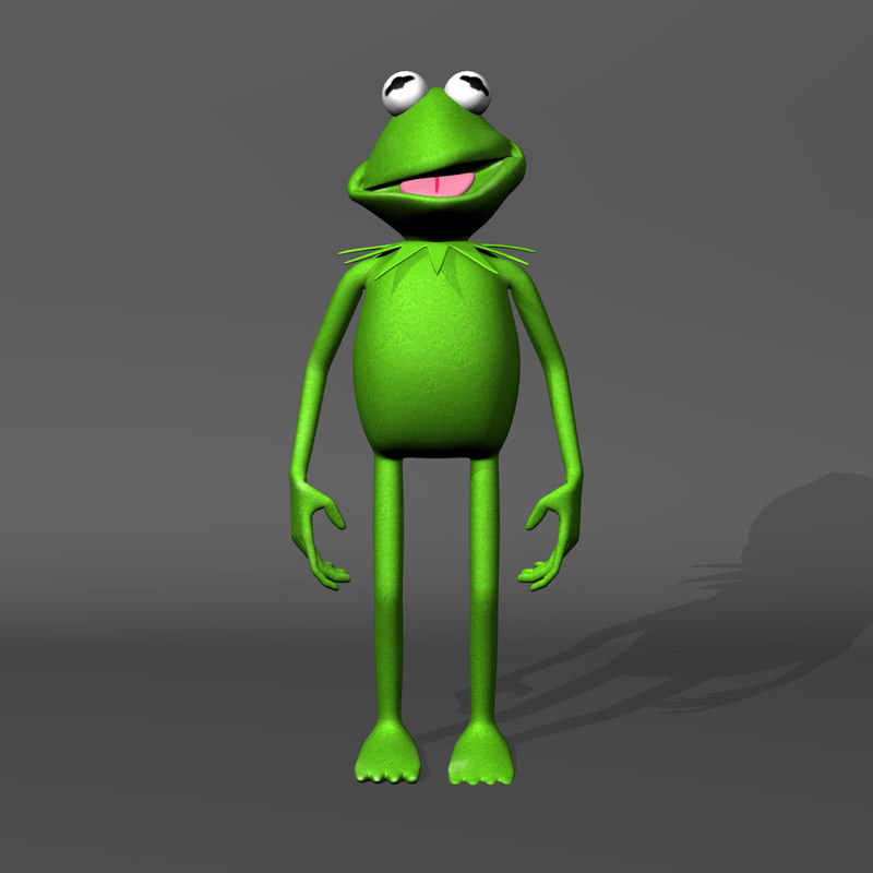 kermit frog 3d max