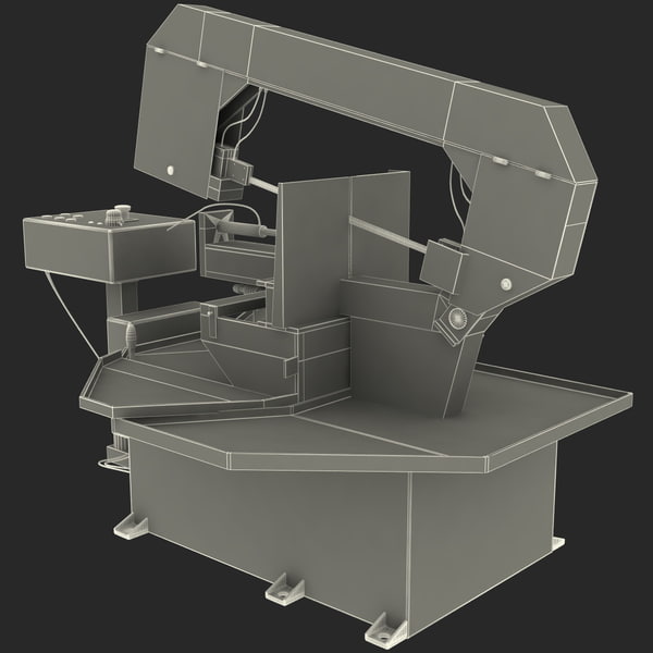 band saw machine 8b230 3d model