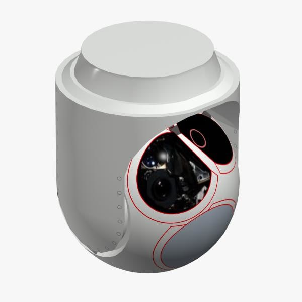 l 3 electro optical sensor mx 15hdi 3d model