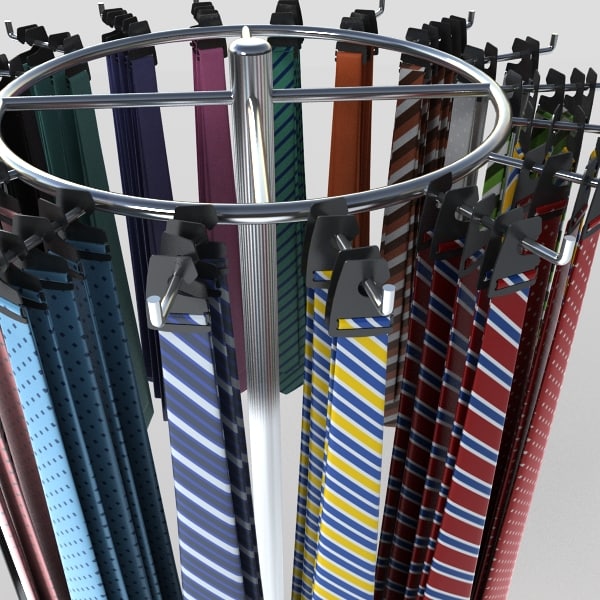 mens tie rack