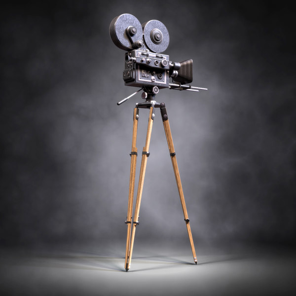 3d model classic film camera