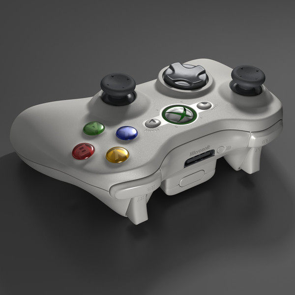 xbox 360 controller 3d c4d