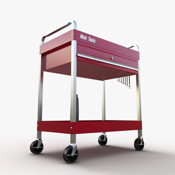 utility cart tools 3d max