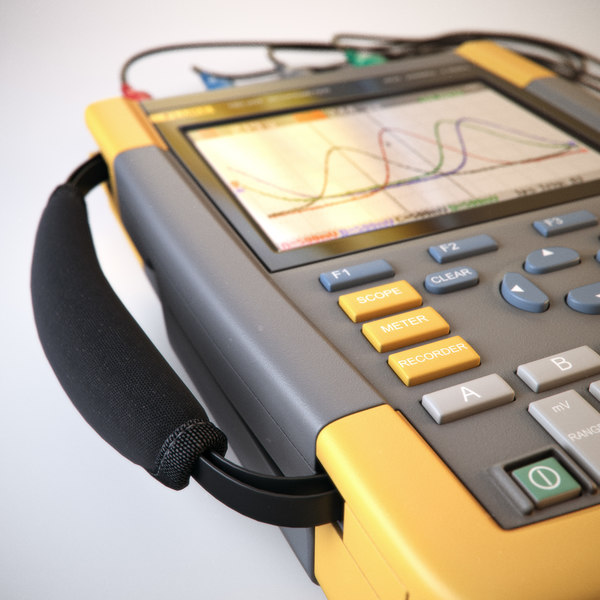 multimeter fluke 190 204 3d model