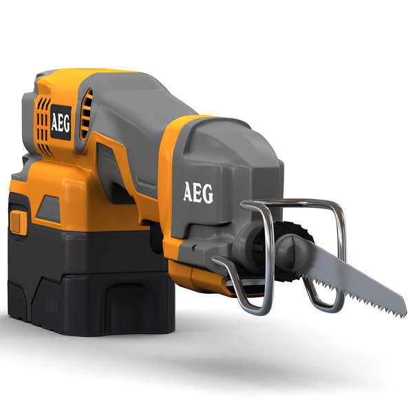 3d c4d mini reciprocating saw aeg