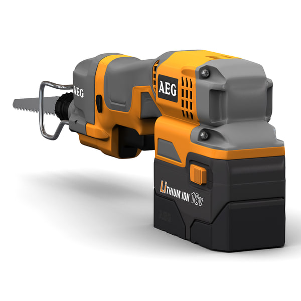 3d c4d mini reciprocating saw aeg
