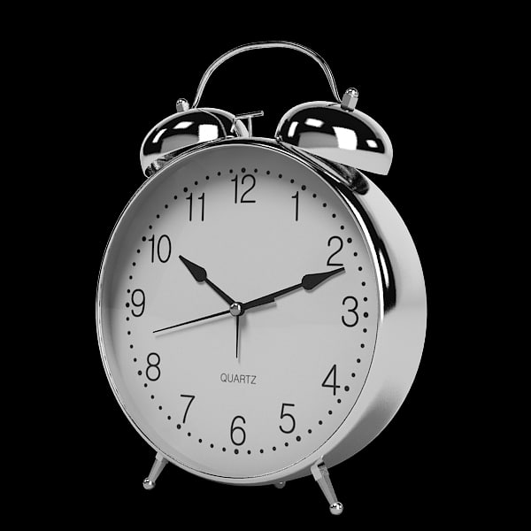 alarm table clock 3d 3ds