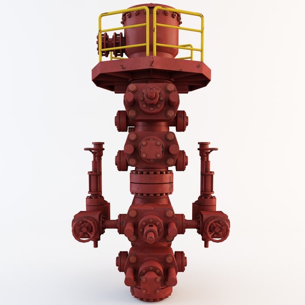 3d model rig bop stack