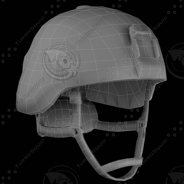 military soldier helmet 3d model