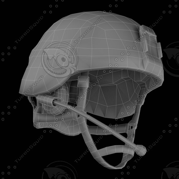 military soldier helmet 3d model