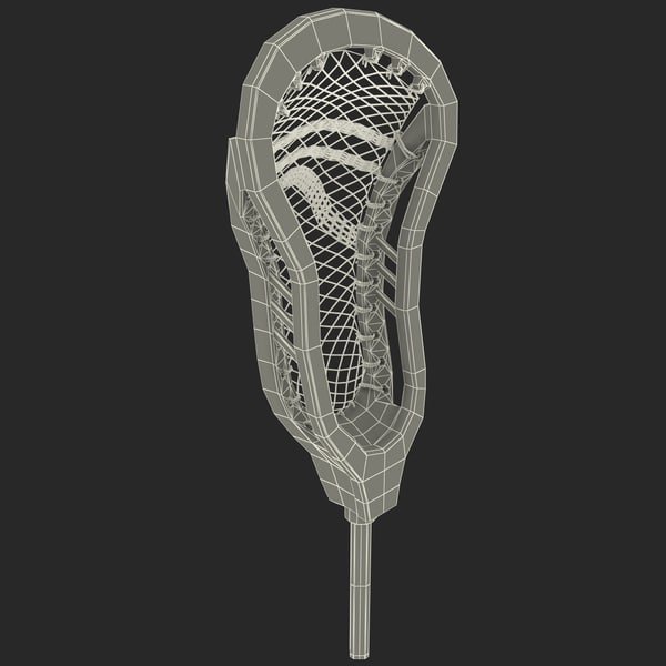 3d lacrosse stick head model