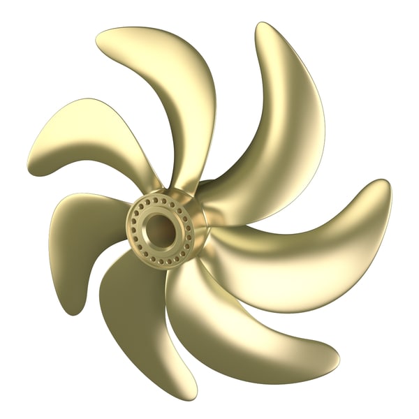 3d russian submarine seven blade model