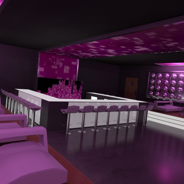 night club 3d max