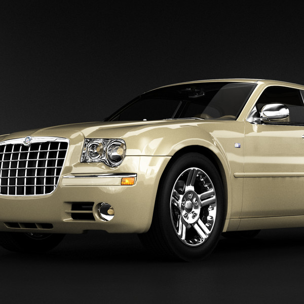 3d Chrysler 300 Luxury Sedan