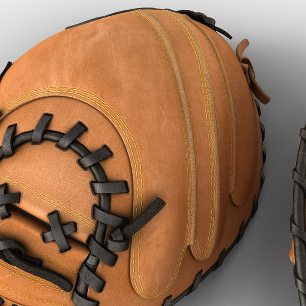 baseball catchers glove 3d model