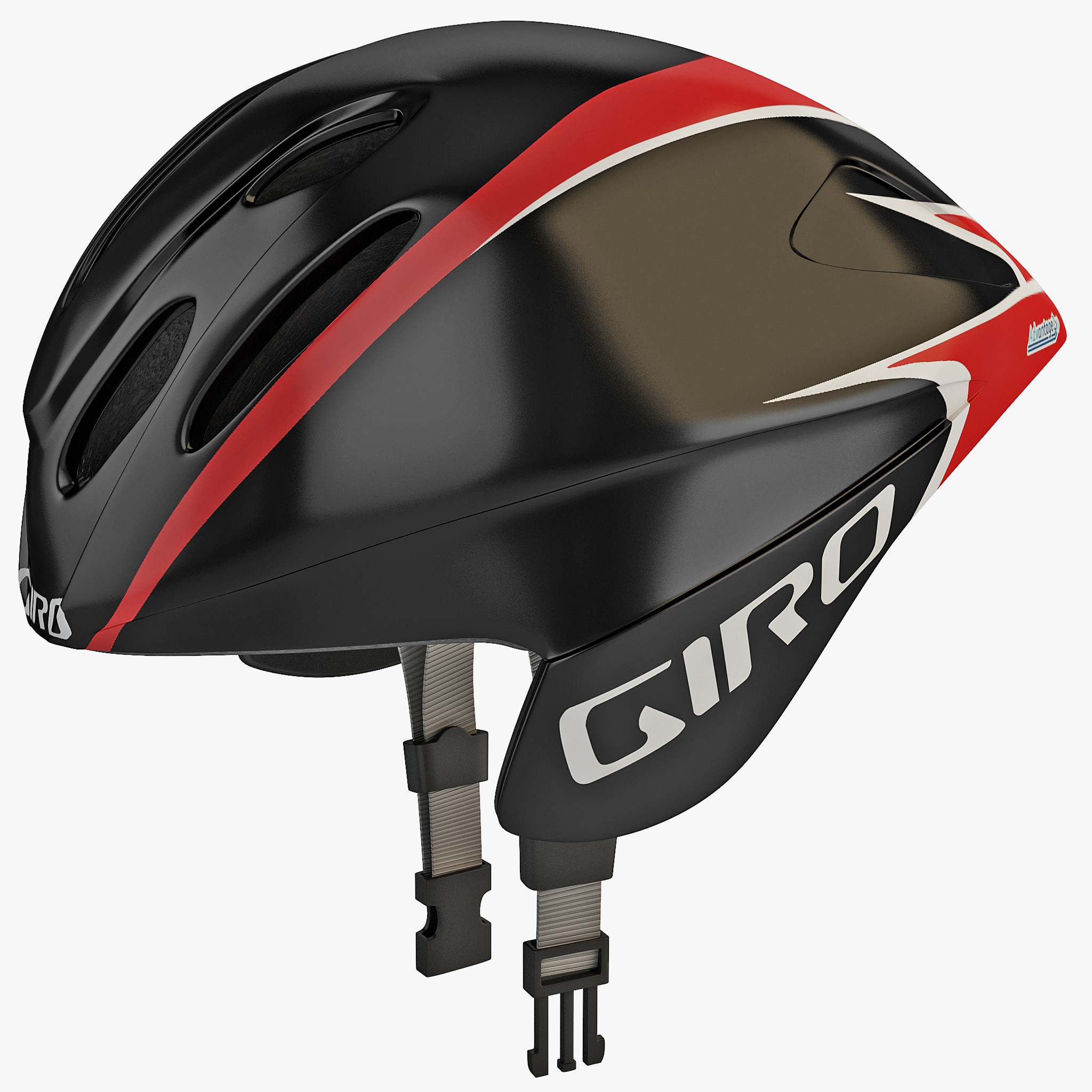 3d model road race helmet giro