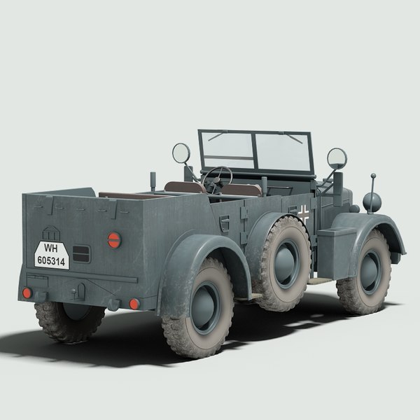 Atlas IXO 1/43 Modellauto: Horch Kfz 15 Generalstab Produktbild-Vorschau 1