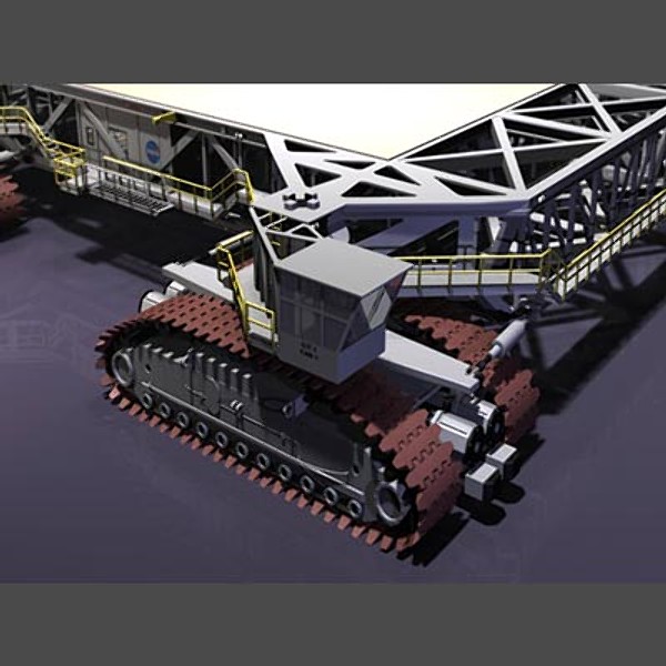 nasa crawler transporter saturn v 3d model