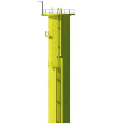 offshore foundation wind energy 3ds - Wind Turbine Offshore Monopile 