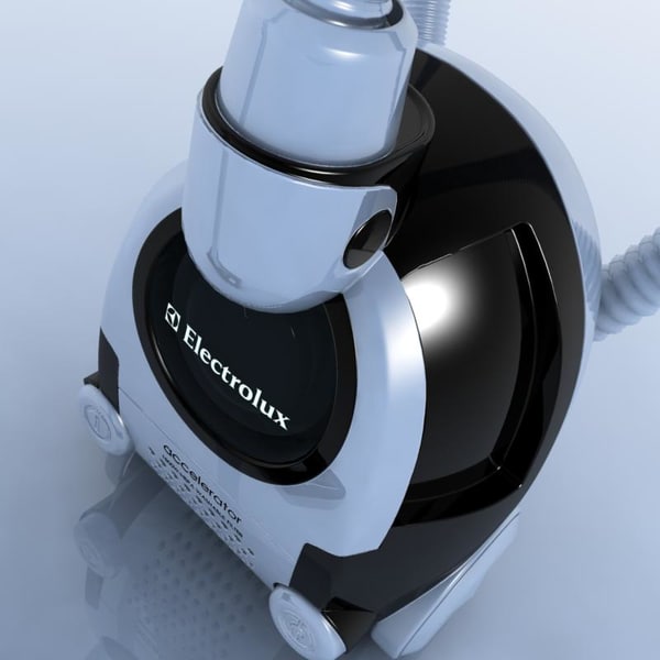 vacuum electrolux miele 3d model